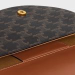 BESACE CUIR TRIOMPHE IN TRIOMPHE CANVAS AND CALFSKIN TAN - Image 4